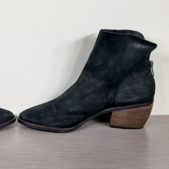 Lucky Brand Kaiya Bootie, Black Leather, Womens Size 8.5 M / 38.5 - Picture 8 of 12